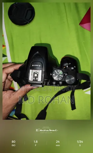 Nikon D5600 and Nikon 1.8 85mm Full Fresh