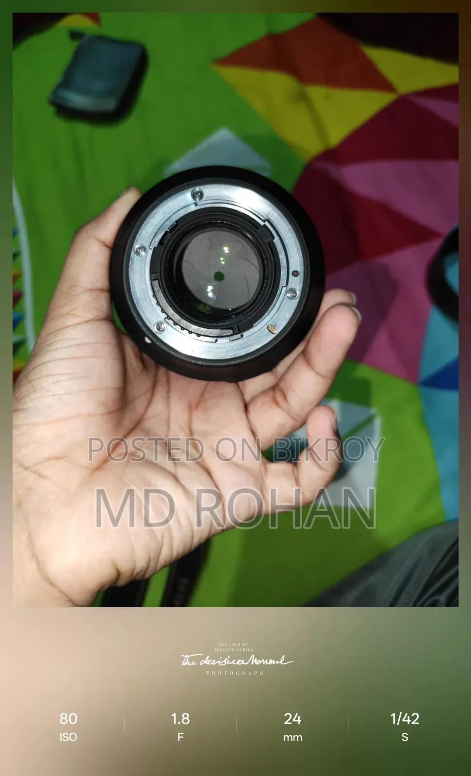 Nikon D5600 and Nikon 1.8 85mm Full Fresh