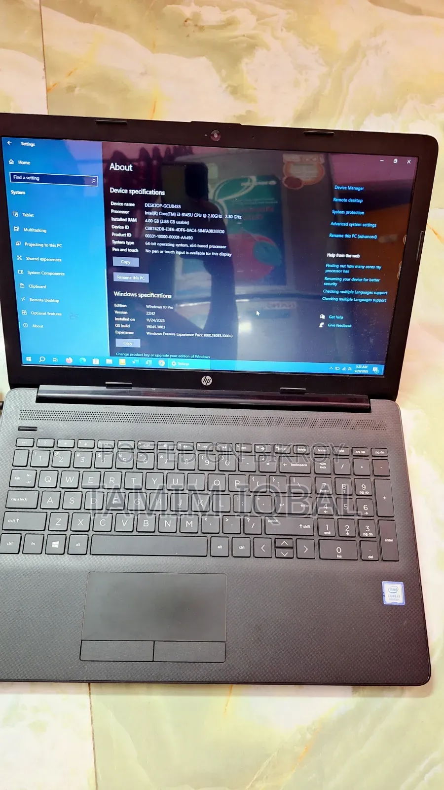Laptop HP 15 4GB Intel Core i3 HDD+SSD 1T