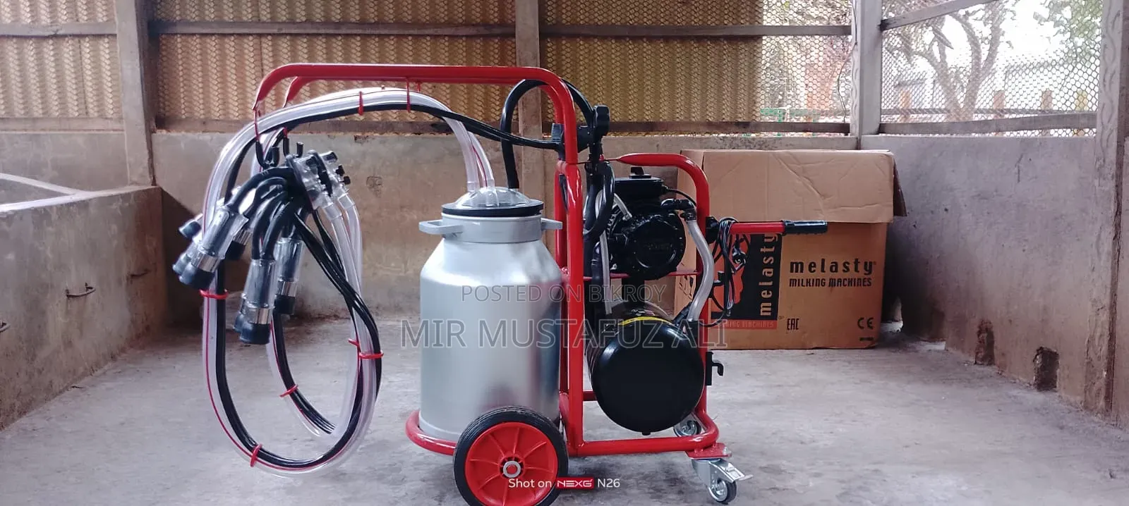 Melasty Cow Milking Machine