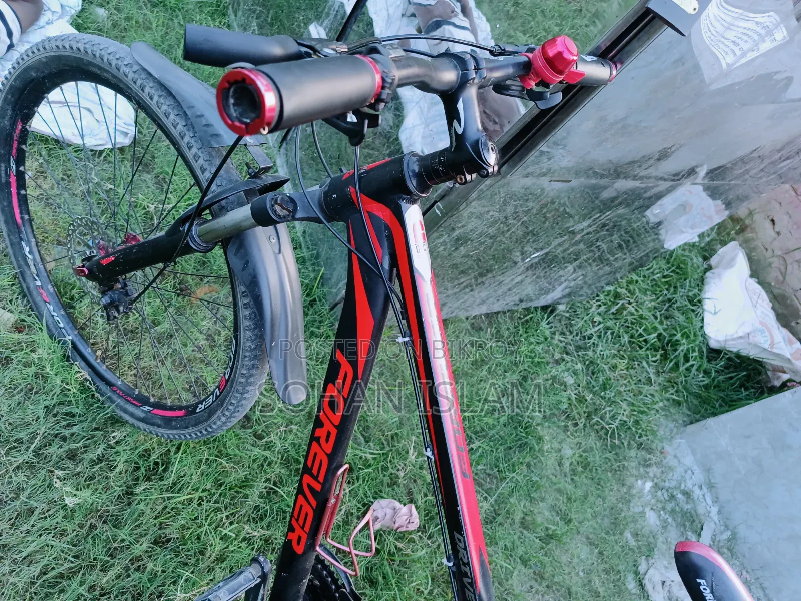 Bicycle full body is fresh.