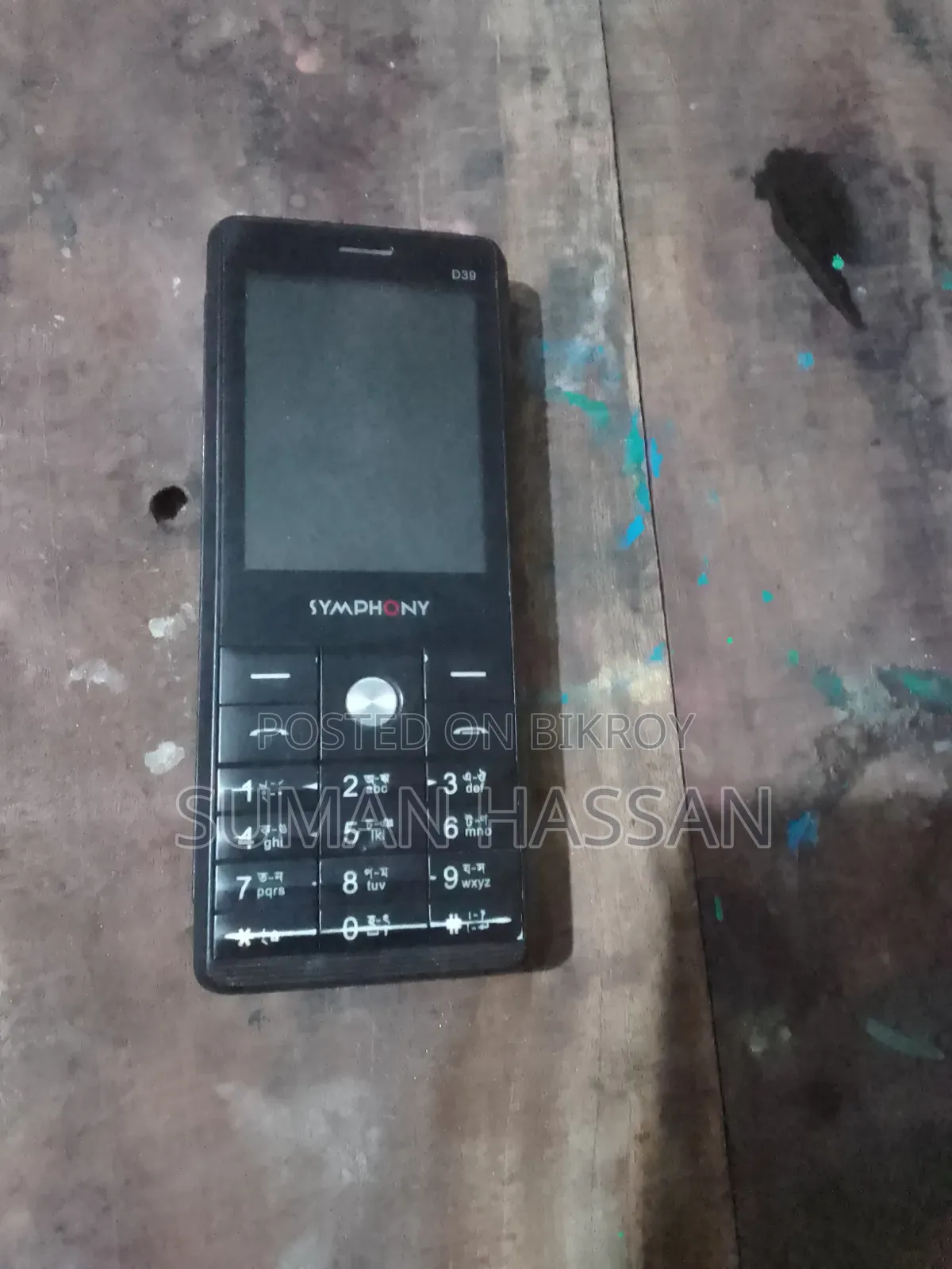 সিম্ফনি ডি৩৮আই কালো