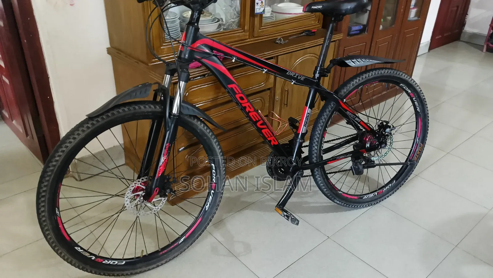 Bicycle full body is fresh.