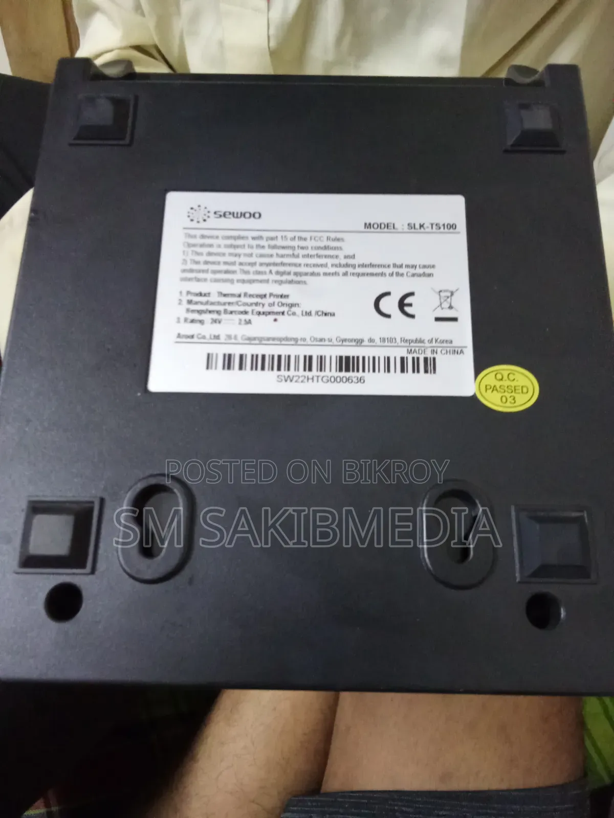 Sewoo Slk-ts100 Thermal Receipt Printer for Sale