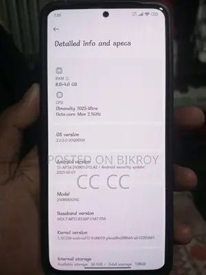 Xiaomi Redmi Note 14 5G 256 GB White