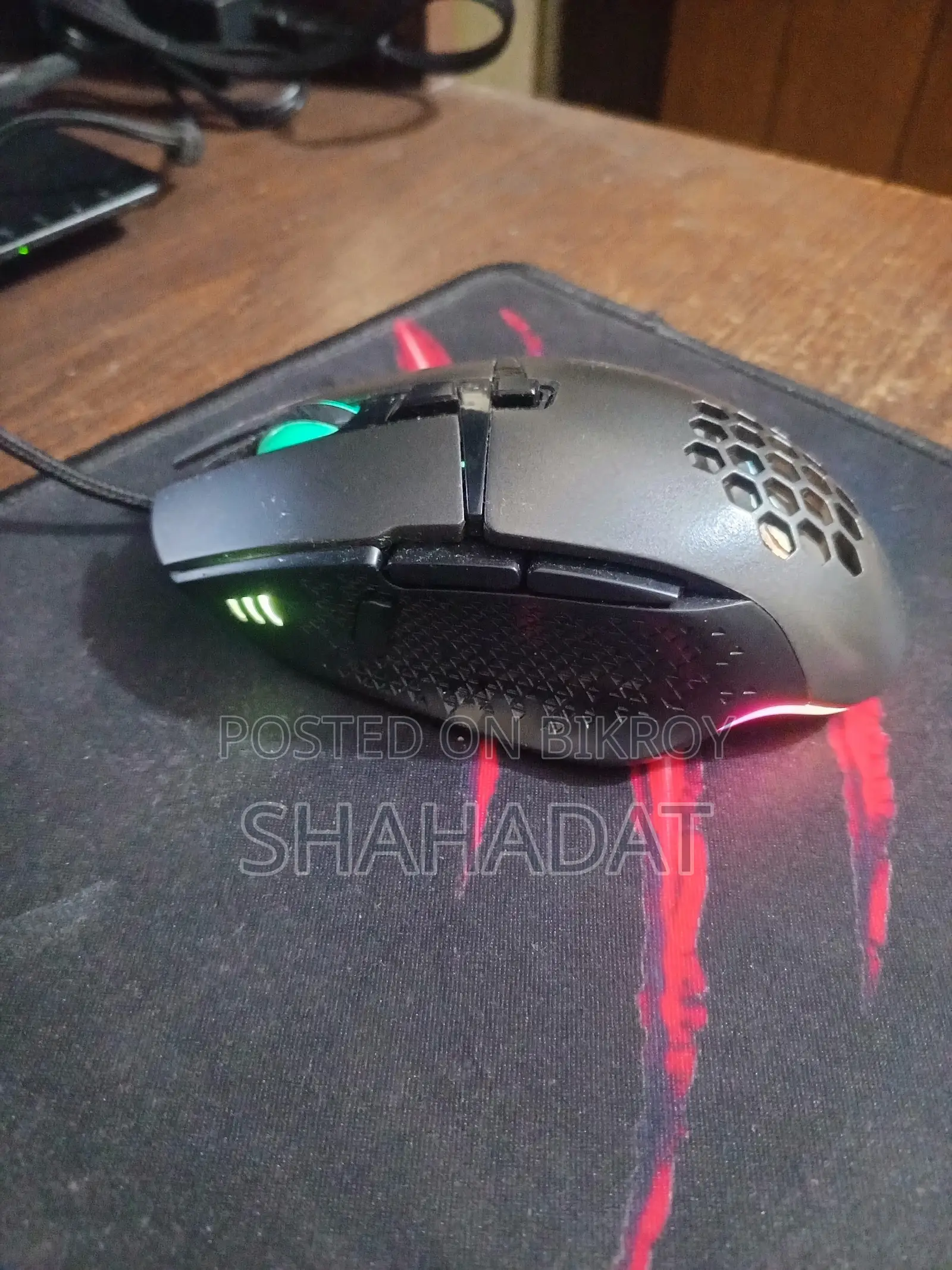 Havit Hv-Ms1022 RGB Led Honeycomb Design 8 Buttons Gaming Mouse