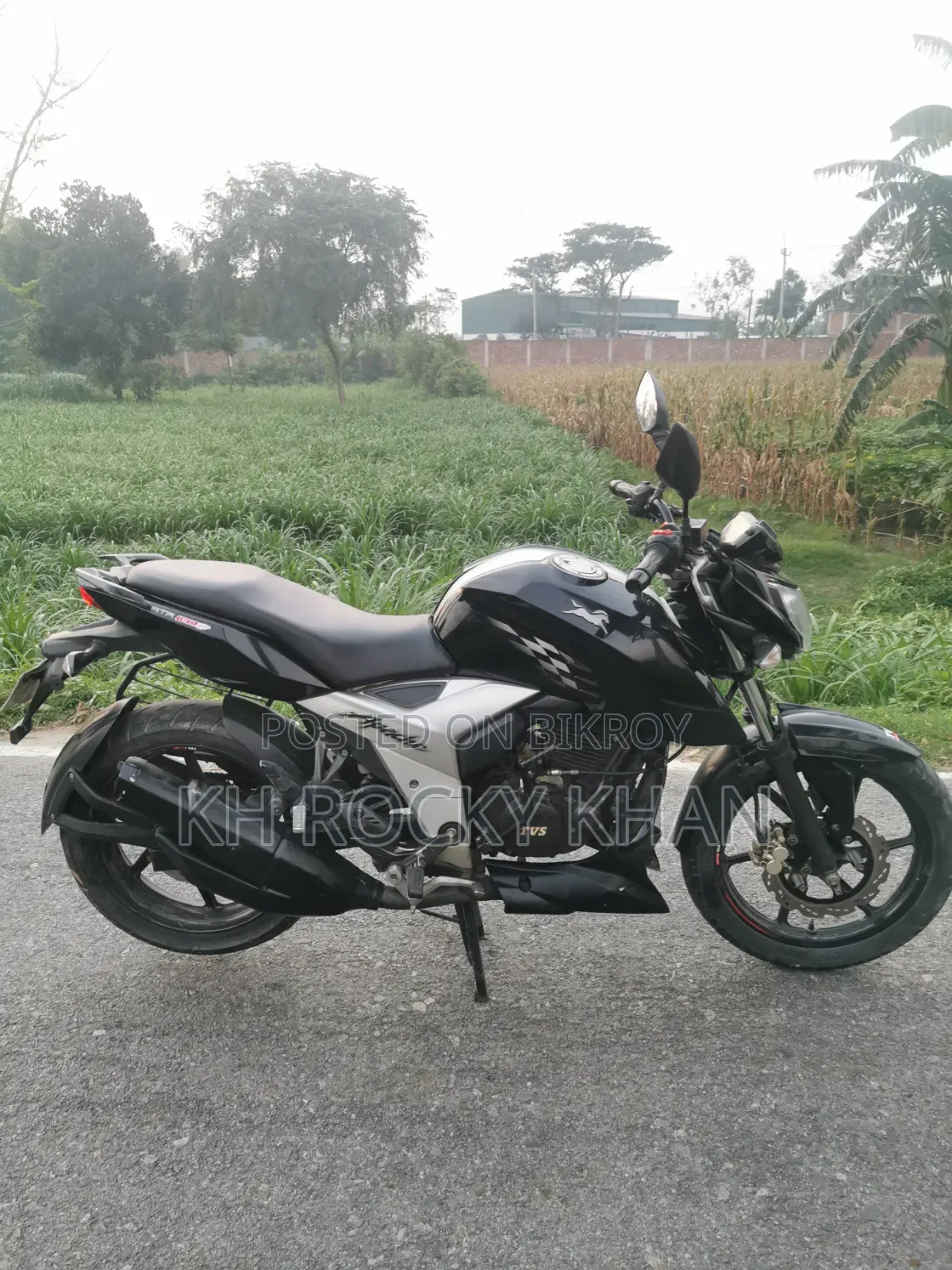 TVS Apache 160 4V 2020 Black