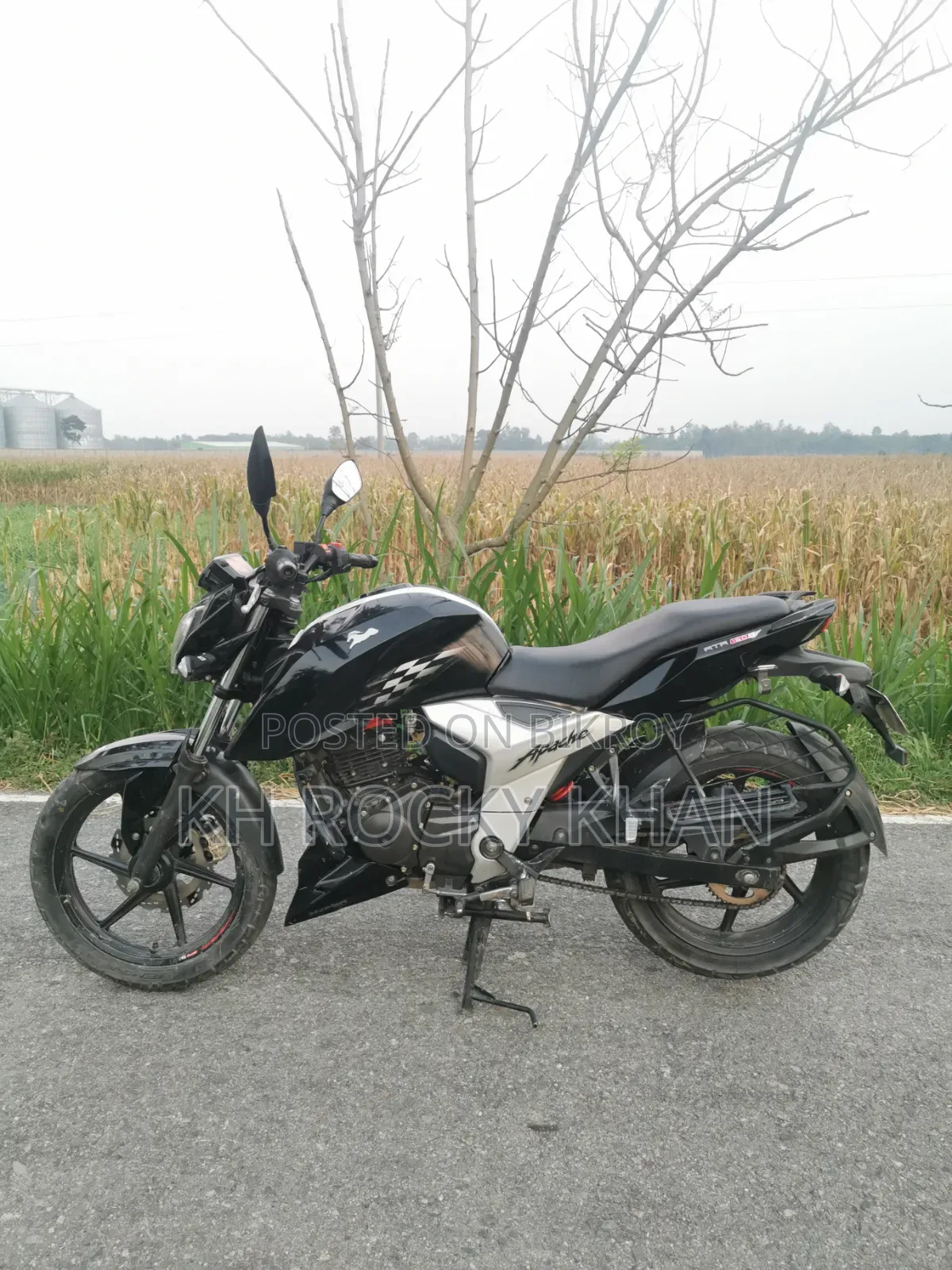 TVS Apache 160 4V 2020 Black