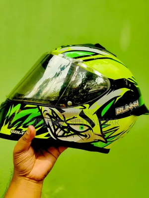 Vega Bolt Bunny Black Neon Yellow Helmet