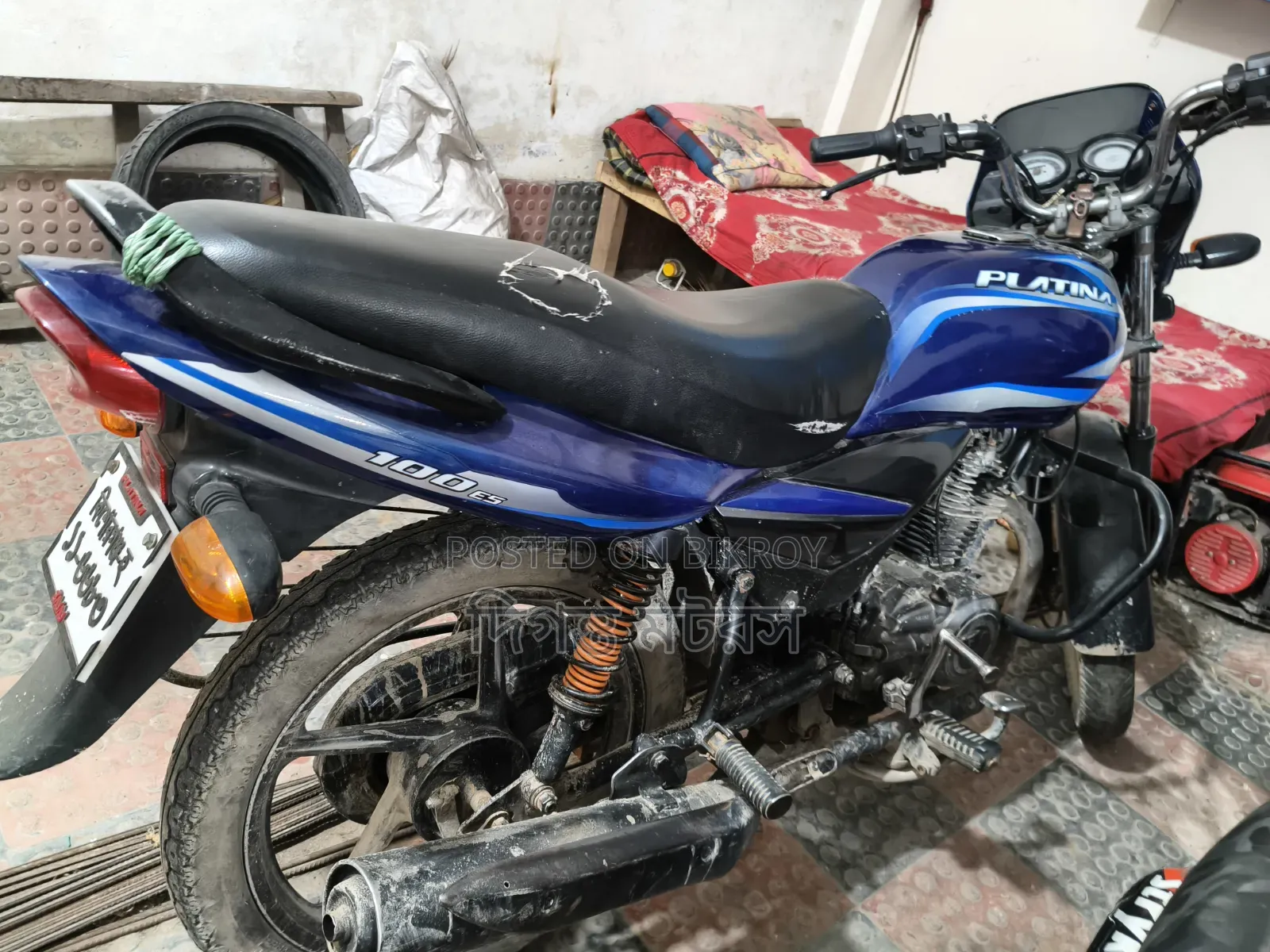 Bajaj Platina 100 2015 Blue