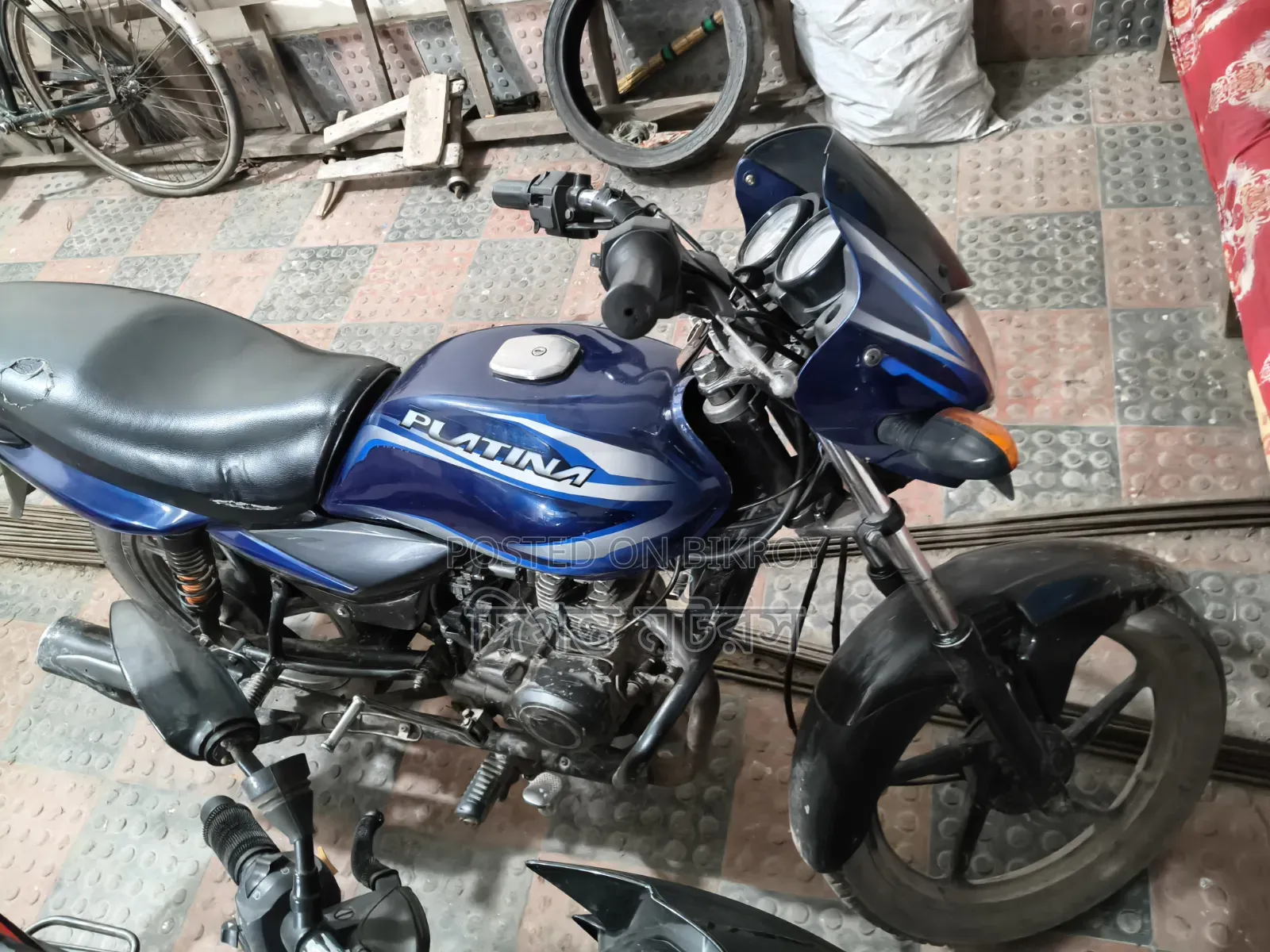 Bajaj Platina 100 2015 Blue