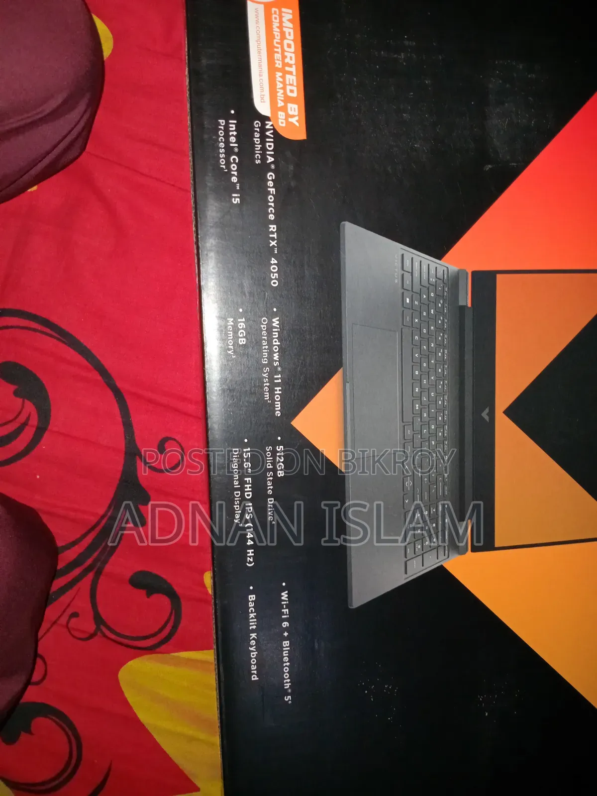 Laptop HP Victus 15 16GB Intel Core I5 SSD 512GB