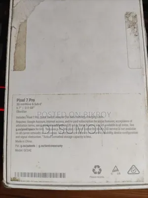 Google Pixel 7 Pro 512 GB Black