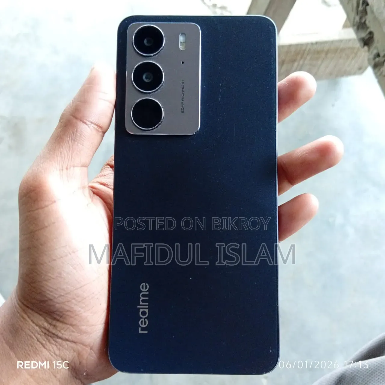 New Realme C75 256 GB Black
