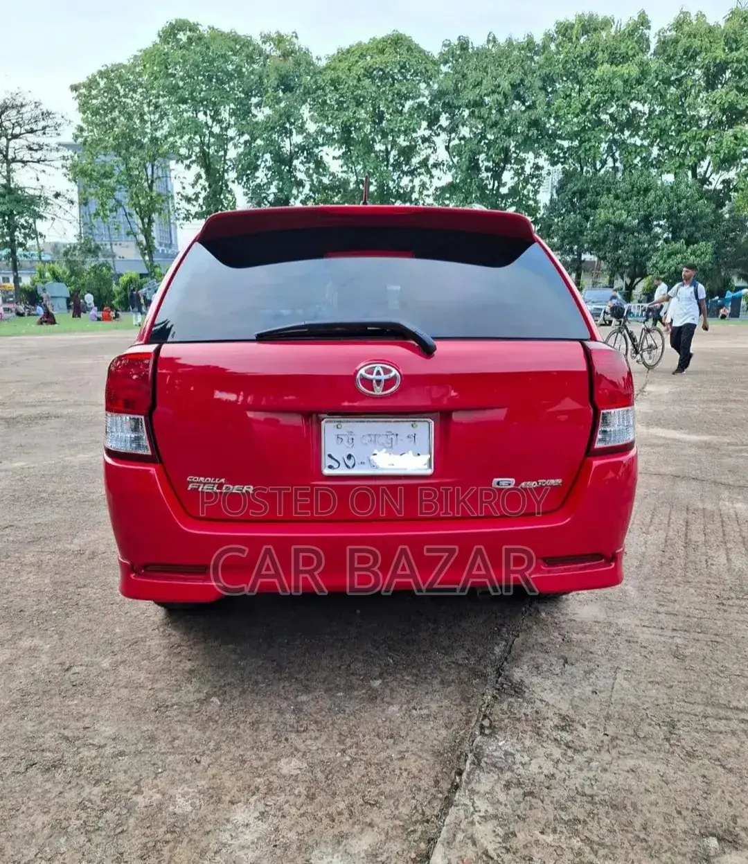 টয়োটা করোলা ফিল্ডার ১.৫ পেট্রোল ফ্রন্ট হুইল ড্রাইভ ২০১২ রেড