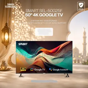 Sony Plus 50" Frameless Android Smart Google TV 5 Years Warranty