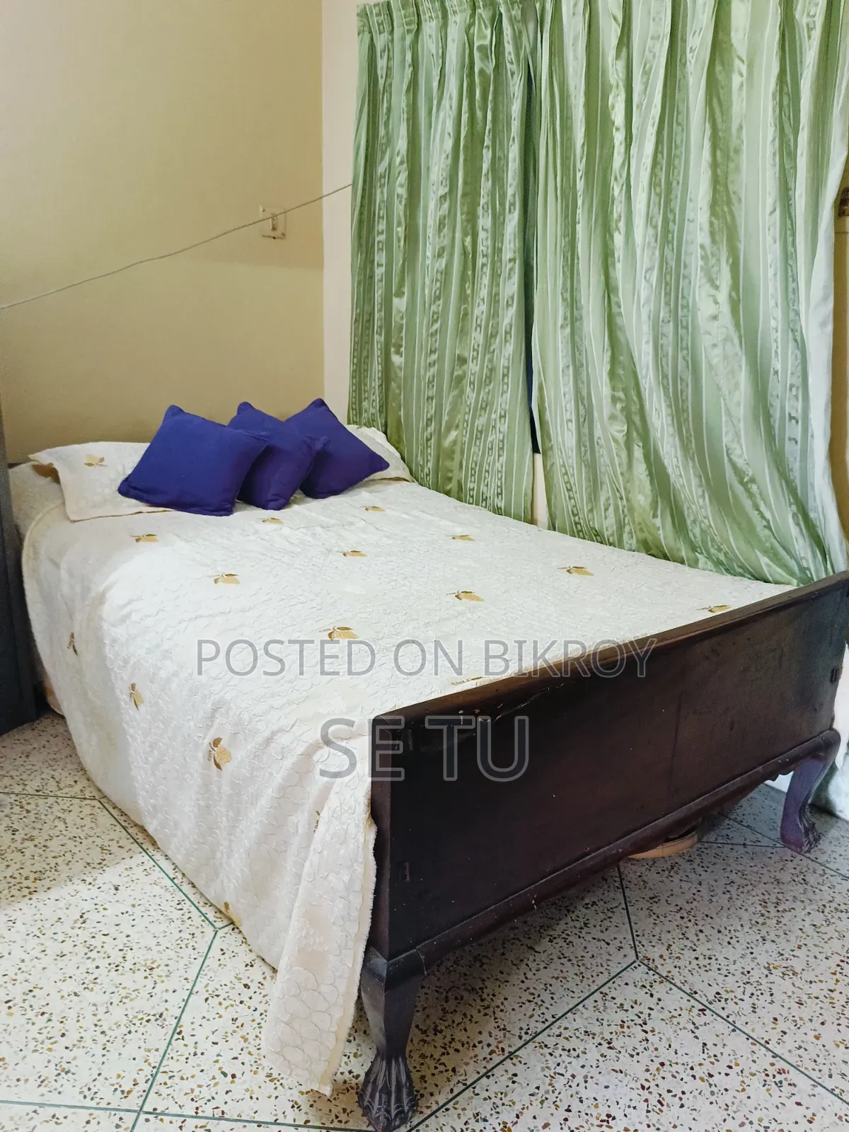 A bed will be sold.