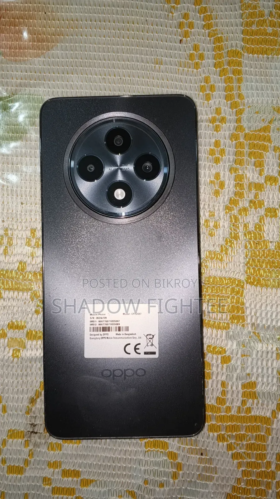 Oppo Reno 12 5G 256 GB Black