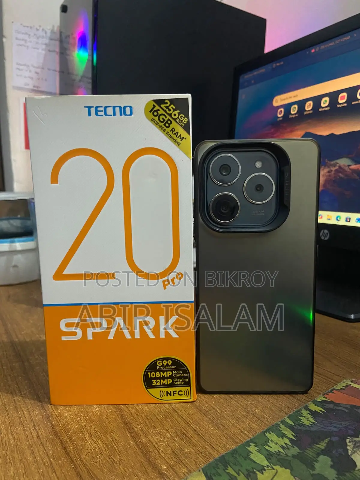Tecno Spark 20 Pro 256 GB Gray