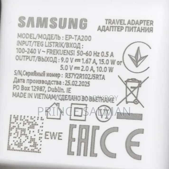 Samsung Original 15w Charger