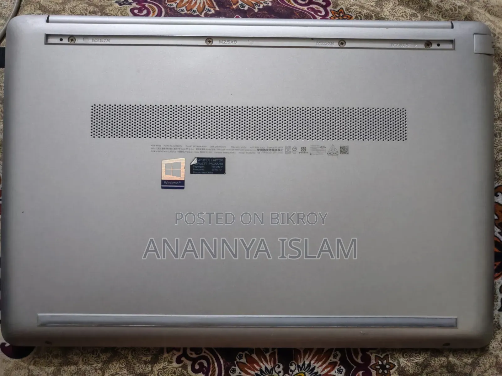 Laptop HP 15s 8GB Intel Core I3 SSD 256GB