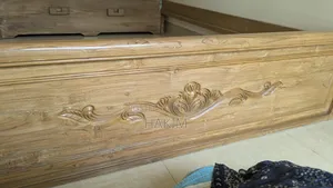 Teak wood bed