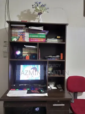 Computer Table and Book Shelf