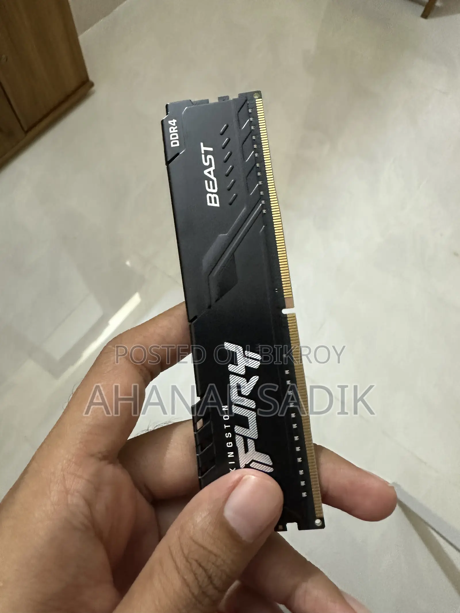 Beast Fury Ddr4 Ram 8 Gb