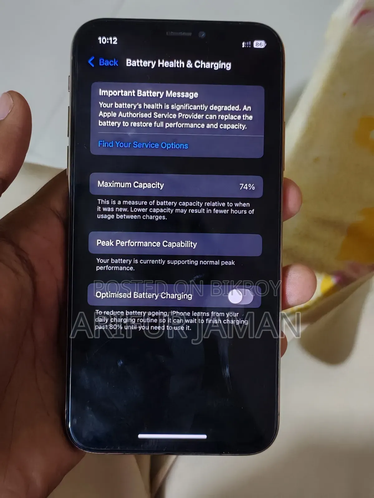 Apple iPhone XS 256 GB Gold