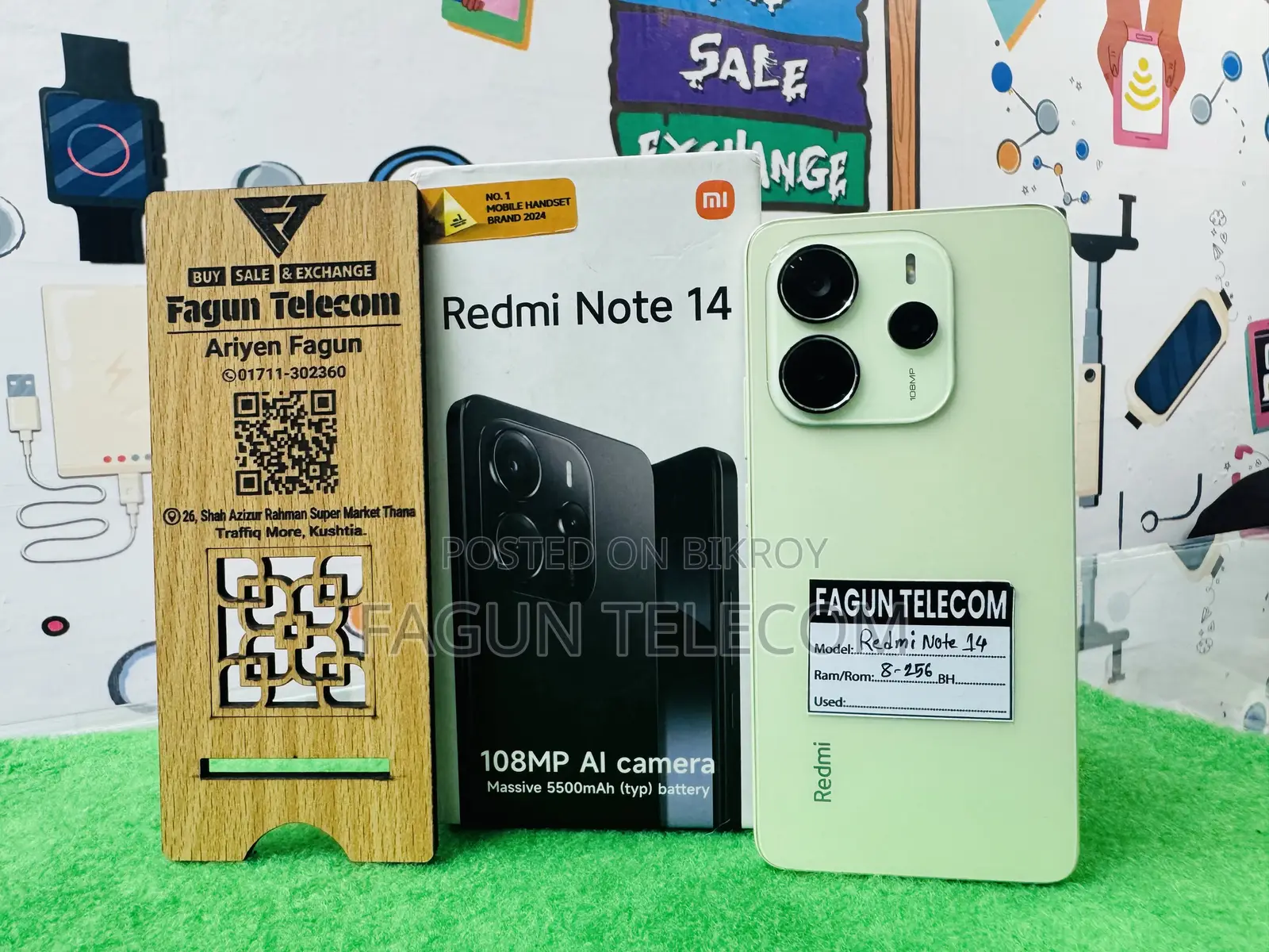 Xiaomi Redmi Note 14 4G 256 GB Green