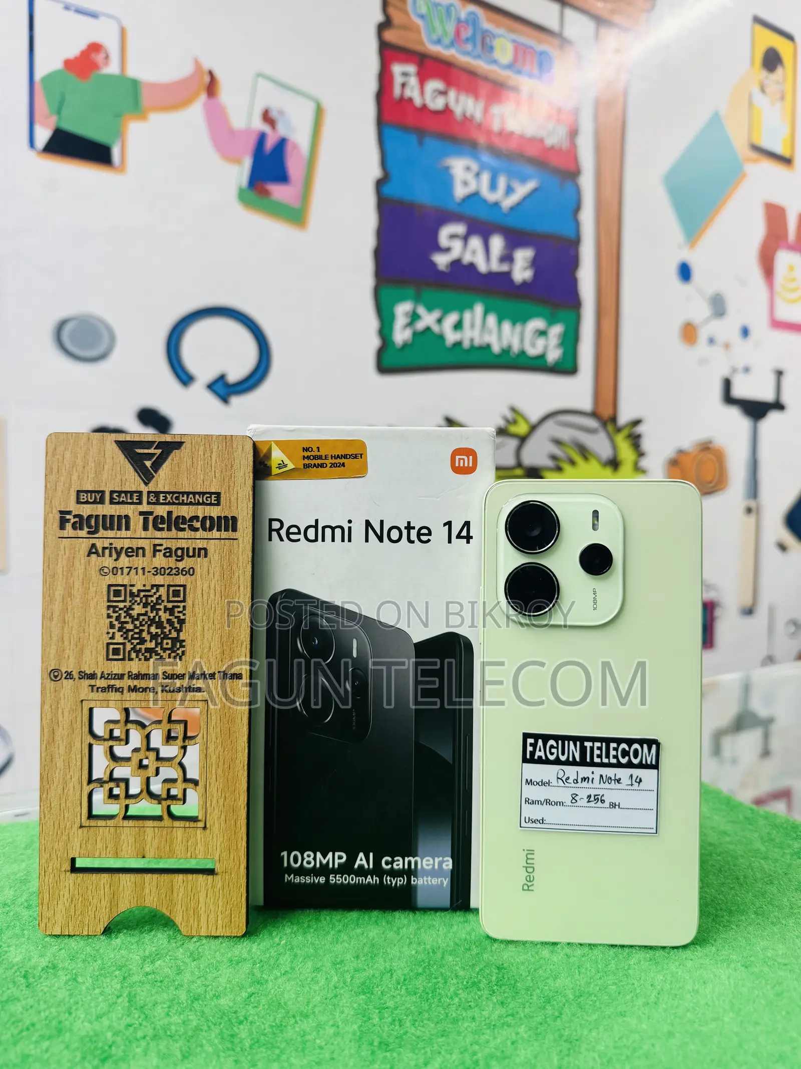 Xiaomi Redmi Note 14 4G 256 GB Green