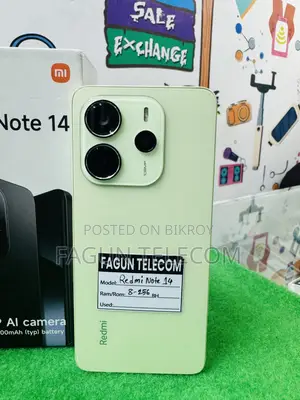 Xiaomi Redmi Note 14 4G 256 GB Green