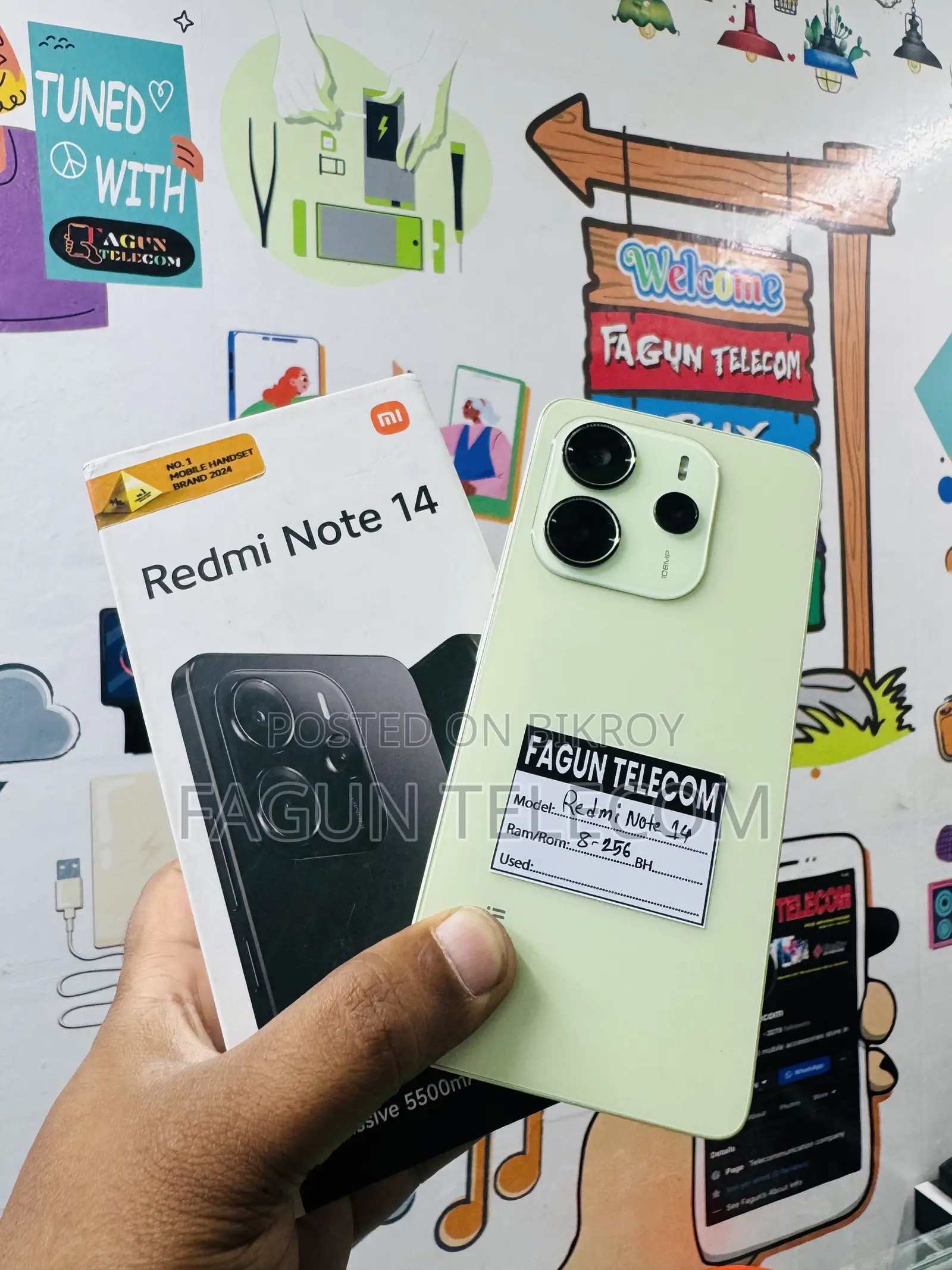 Xiaomi Redmi Note 14 4G 256 GB Green