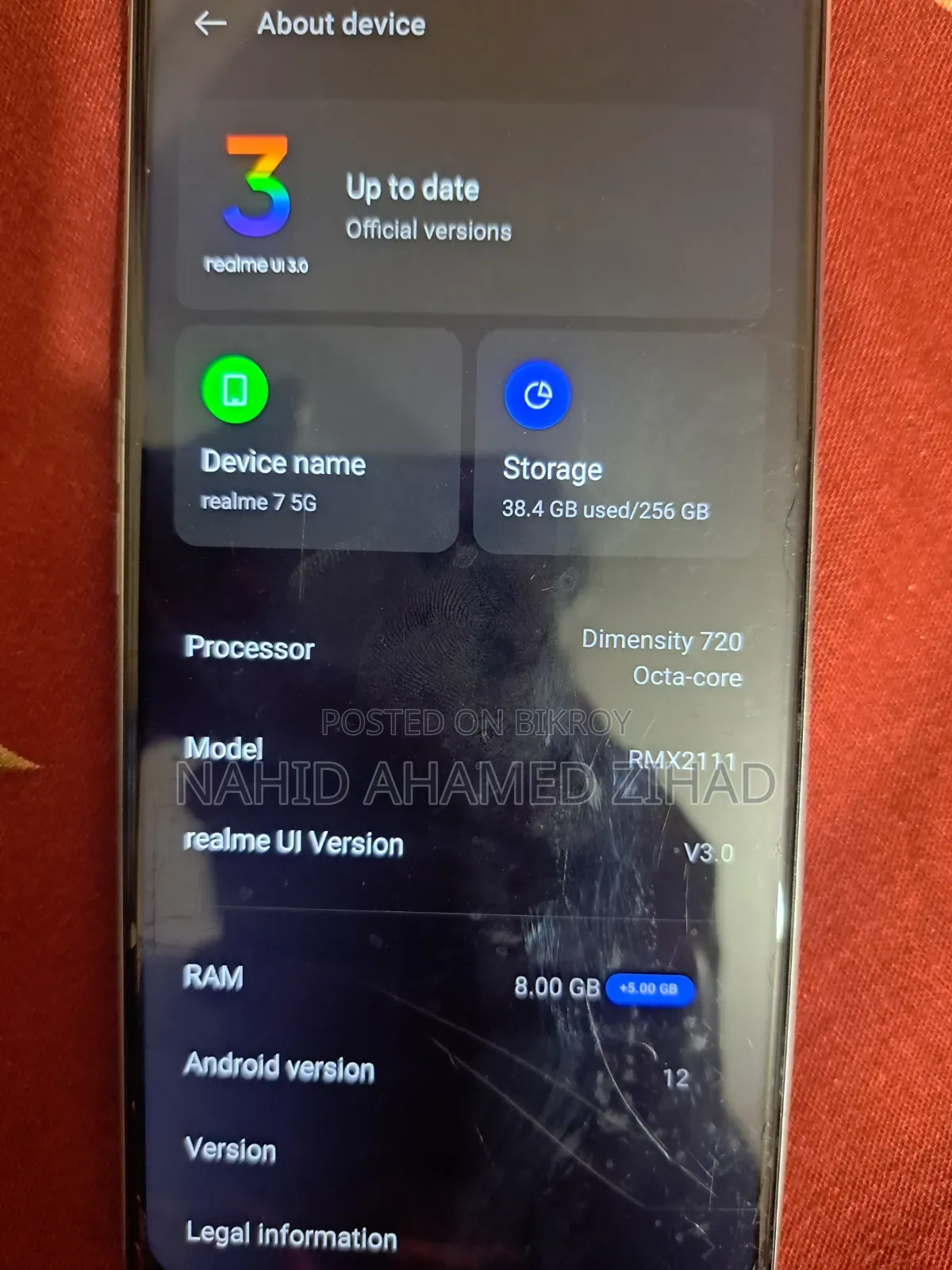 New Realme 7 5G 128 GB Silver