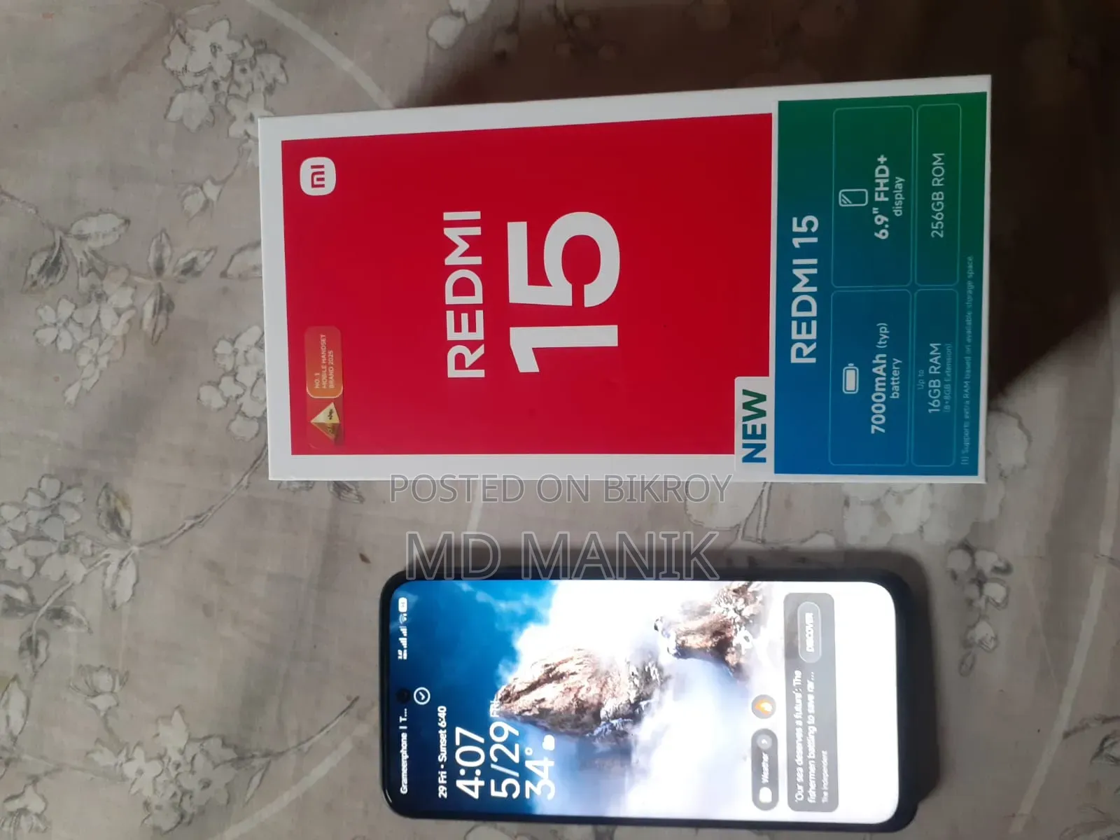 Xiaomi Redmi 15 256 GB Black