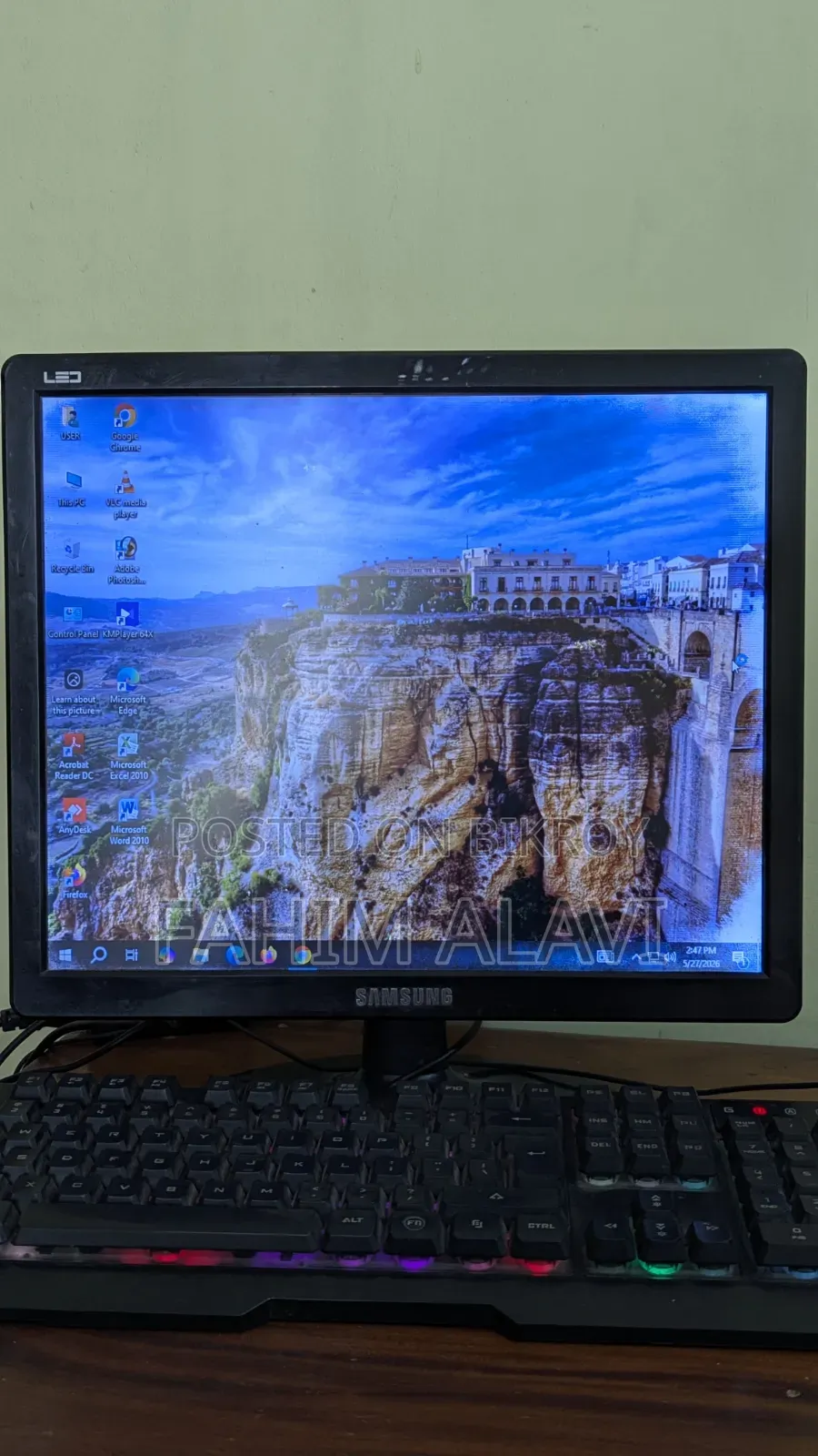 Desktop Computer 8GB Intel HDD+SSD 750GB