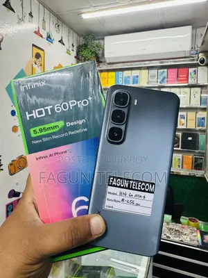 ইনফিনিক্স হট ৬০ প্রো+ ২৫৬ জিবি কালো