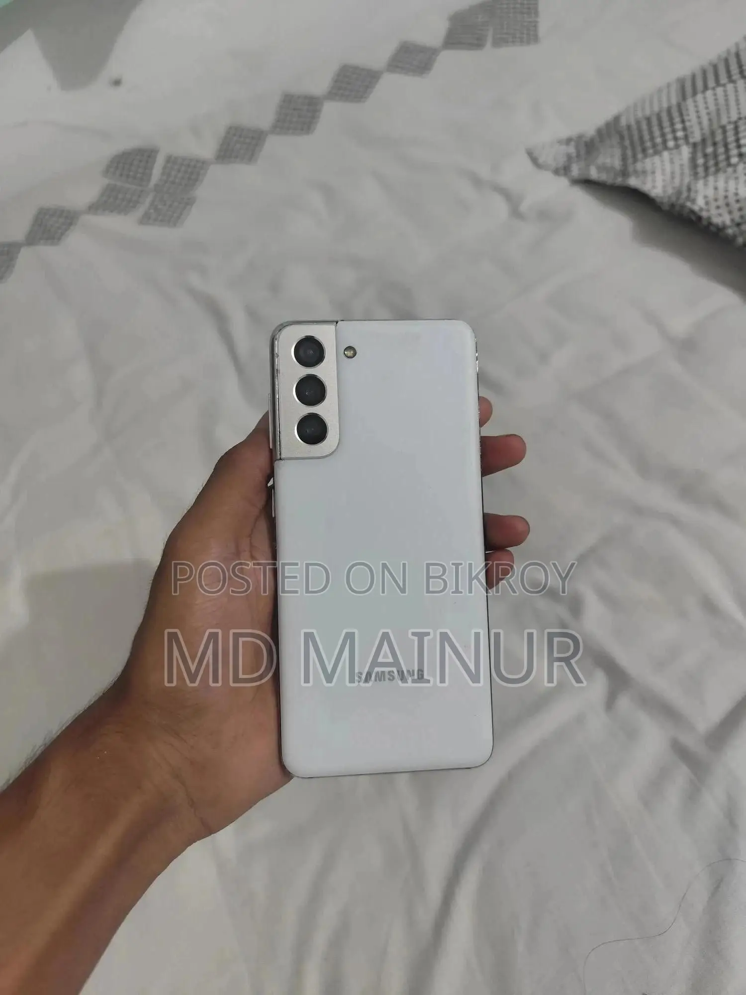 স্যামসাং গ্যালাক্সি এস২১ ৫জি ২৫৬ জিবি সাদা