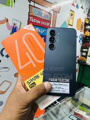 Tecno Spark 40 Pro 128 GB Black