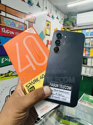 Tecno Spark 40 Pro 128 GB Black