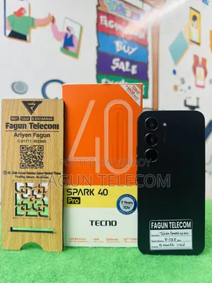 Tecno Spark 40 Pro 128 GB Black