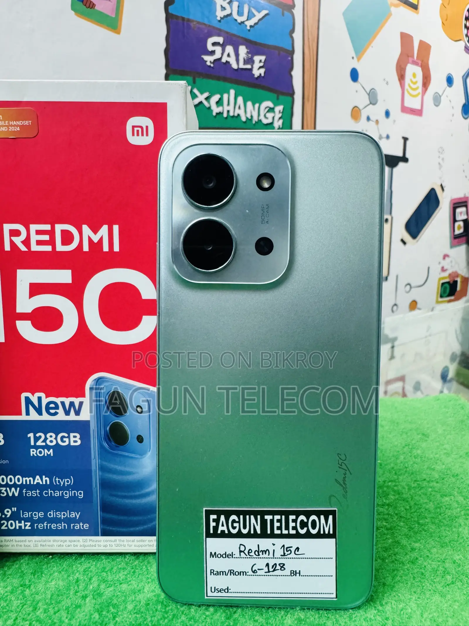 Xiaomi Redmi 15C 4G 128 GB Green