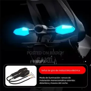 Motorcycle LED Handlebar Turn Signal Light (Steering Lamp) – 2pcs