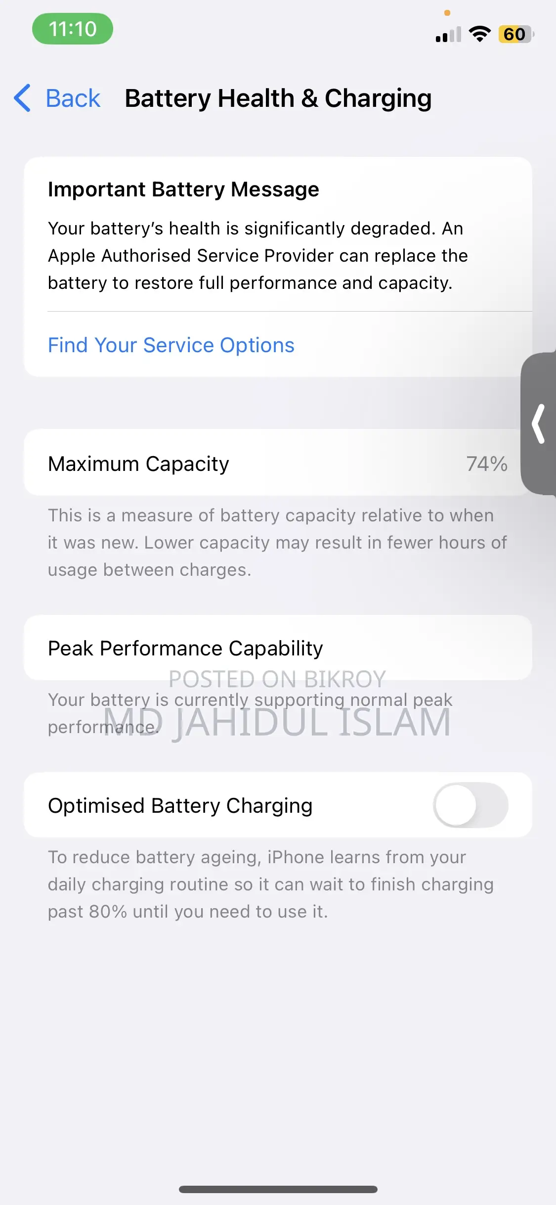 Apple iPhone XS 64 GB Gold