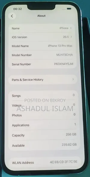 Apple iPhone 13 Pro Max 256 GB