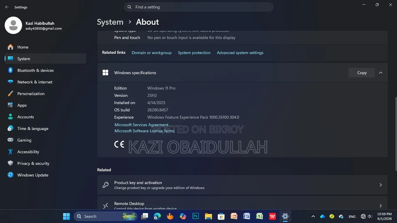 Desktop Computer Acer 8GB Intel Core i5 SSD 256GB