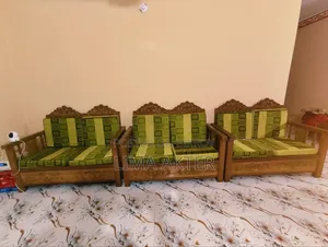 Premium Teak Wood Sofa Set for Sale