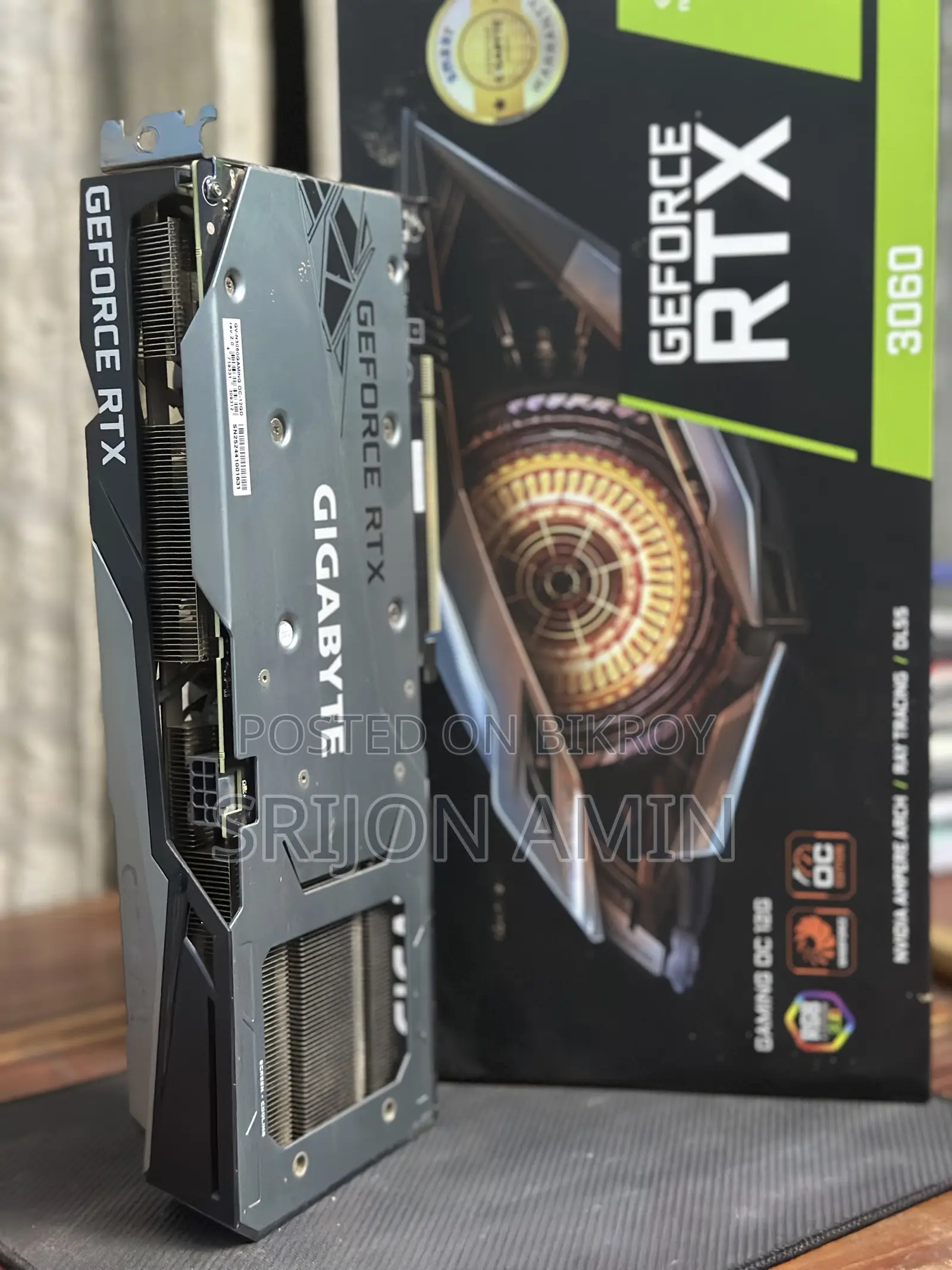 Gigabyte RTX 3060 12GB Gaming OC