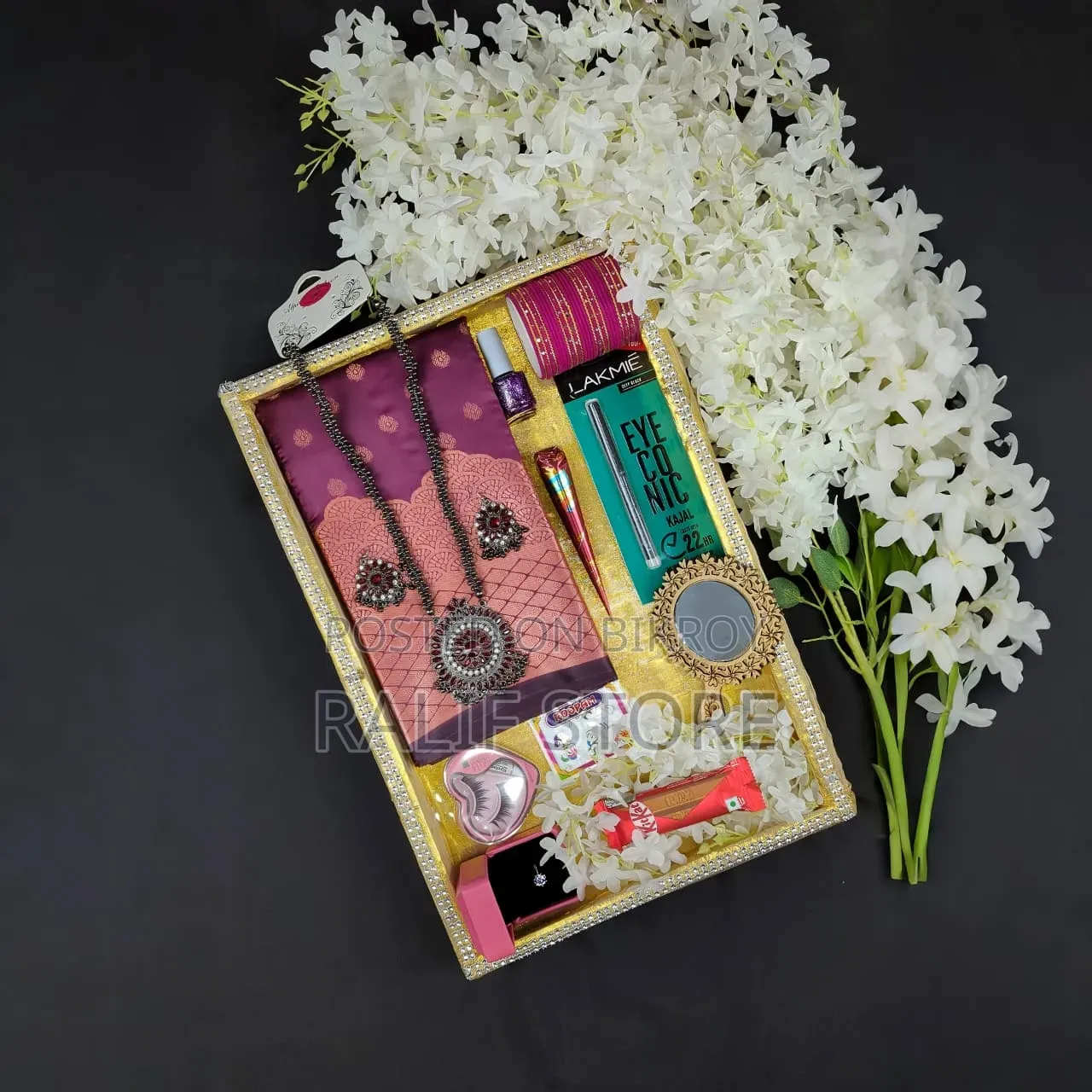 Premium Silk Katan Saree Combo Pack - Onion