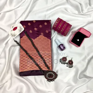 Premium Silk Katan Saree Combo Pack - Onion